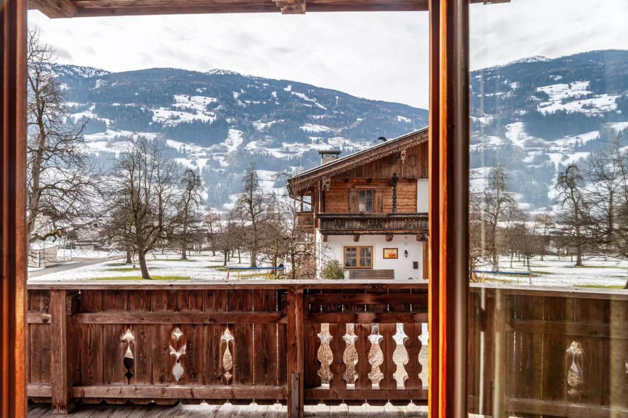 Ferienwohnung Platzhirsch Panorama View Balkon, Gartensauna, Garten, Grillplatz ستام المظهر الخارجي الصورة